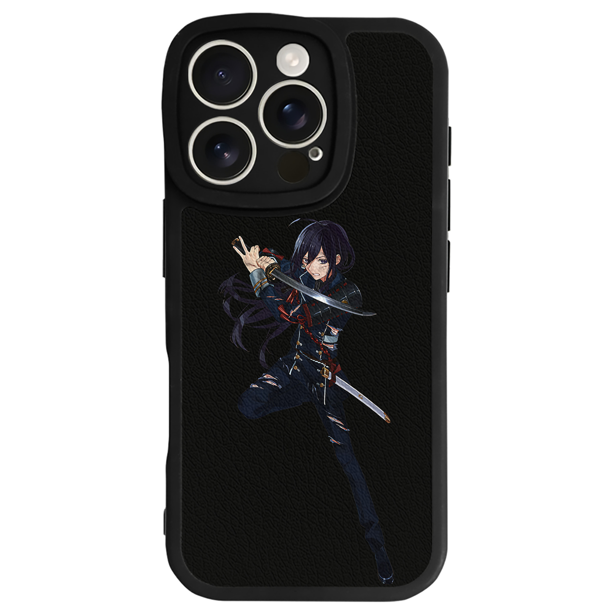 （画像用） 刀剣乱舞 Touken Ranbu 【iPhone 16シリーズ対応】シリコンスマホケース（レザー調） 材質：シリコン